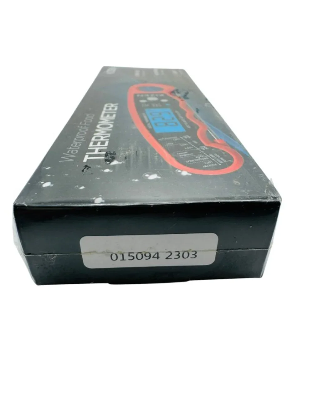 Waterproof Food Thermometer With Ultra-Fast Read Time & Bright LED Display Red